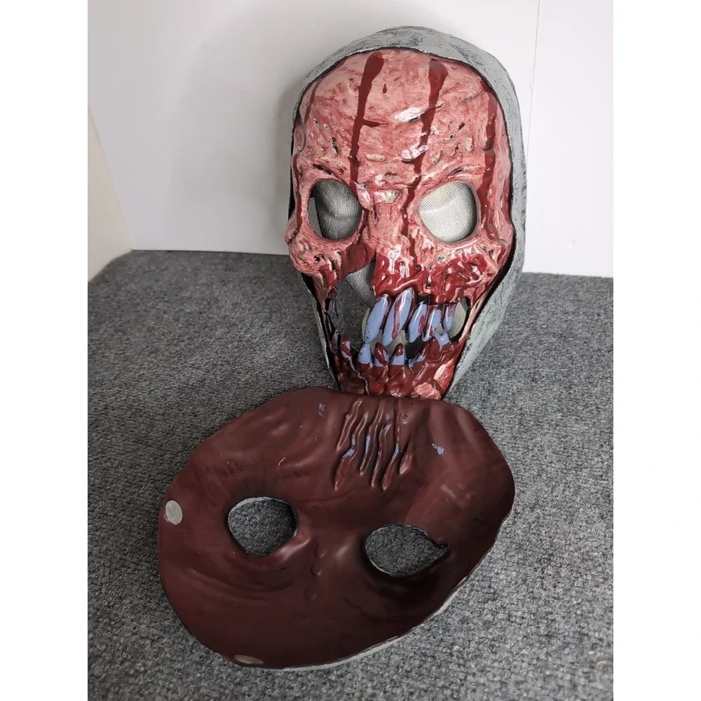 Night‎ Freak Ripper Mask Spirit Halloween Horror Rare Face Skin Falls Off